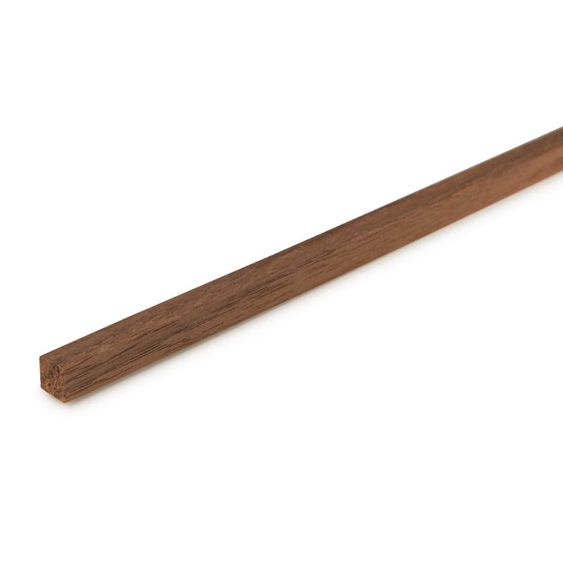 36" Square Wood Dowel - Species:Walnut - Diameter:1/4"